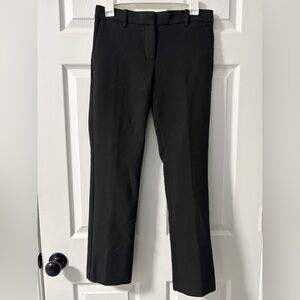 Ann Taylor Black Mid-Rise Trousers (Size 2 Petite)